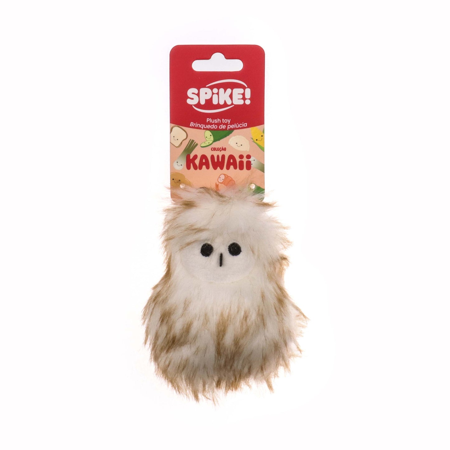 Spike Kawaii Plush Barn Owl Dog Toy