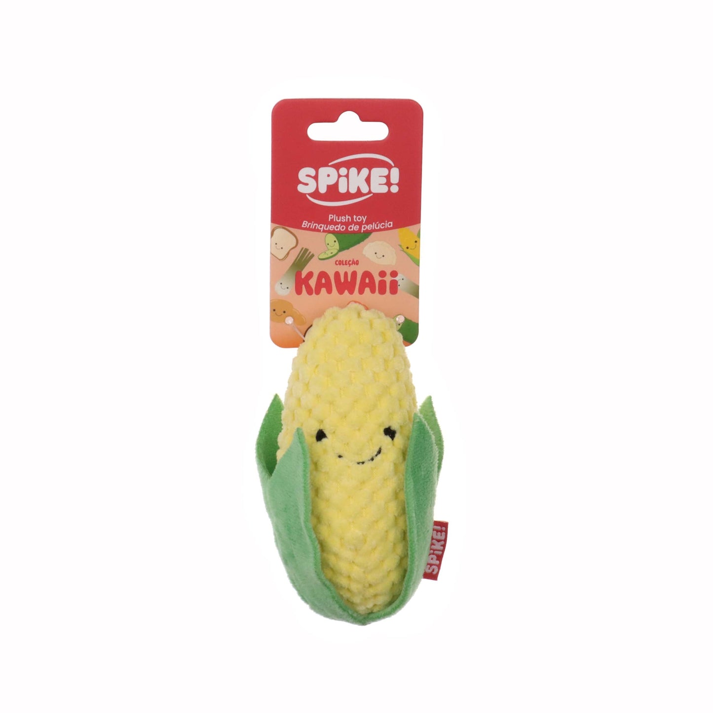 Spike Kawaii Plush Corn on the Cob Dog Toy