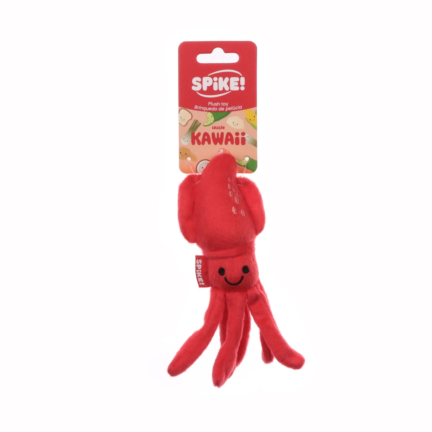 Spike Kawaii Plush Squid Dog Toy