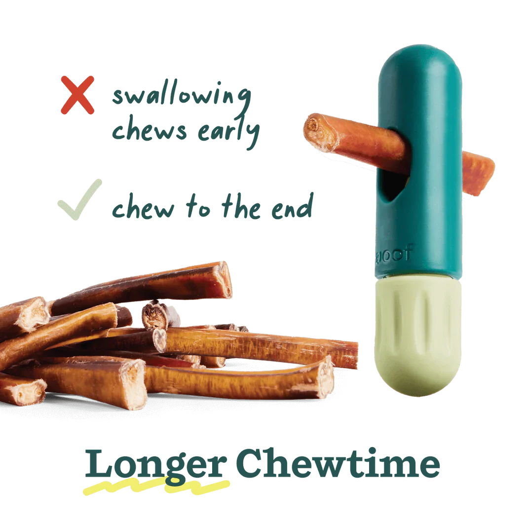 Woof BullySafe Bully Stick & Pizzle Chew Holder