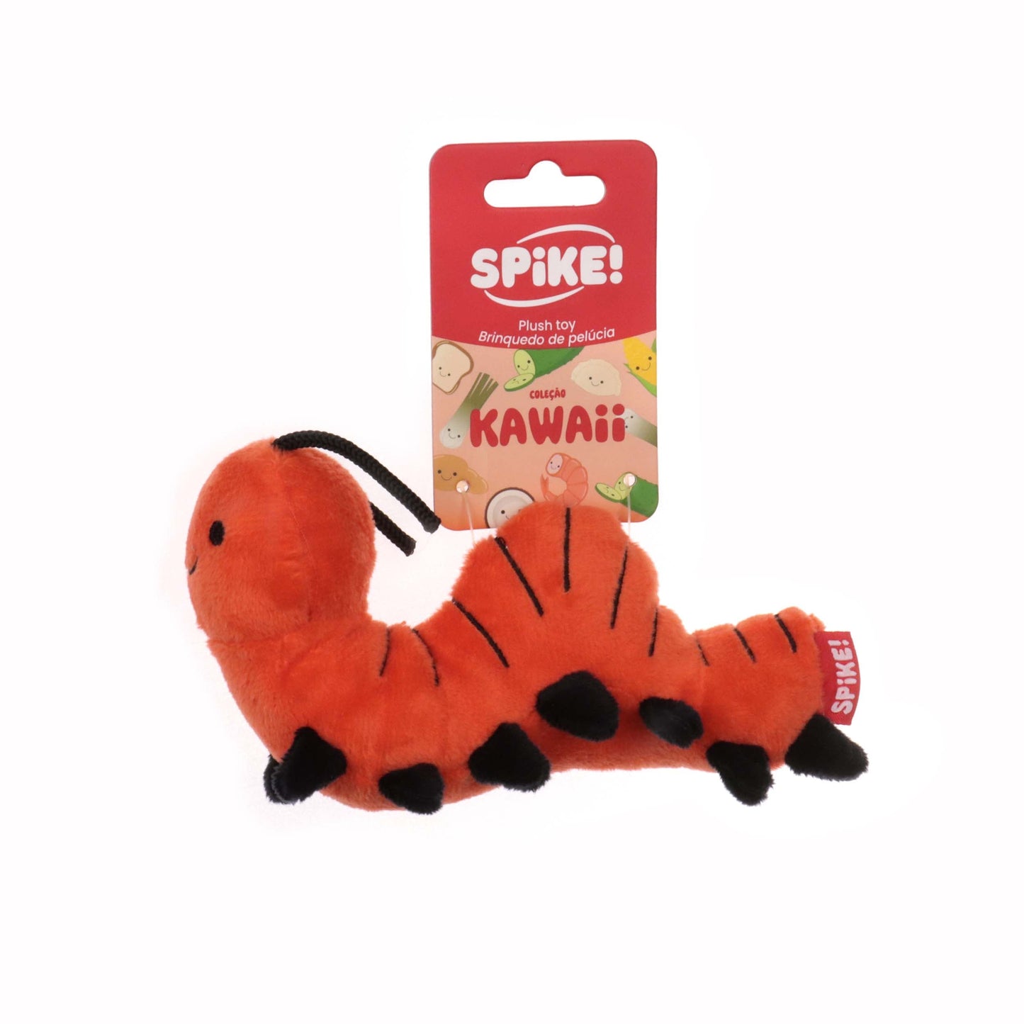 Spike Kawaii Plush Centipede Dog Toy
