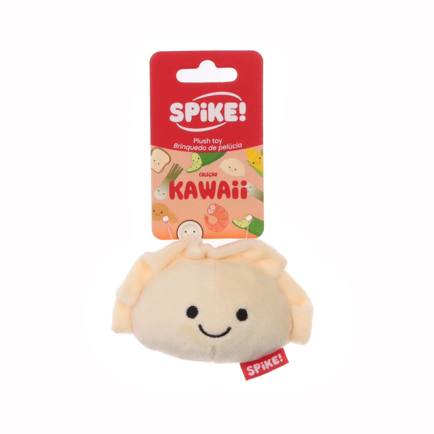 Spike Kawaii Plush Gyoza Dog Toy
