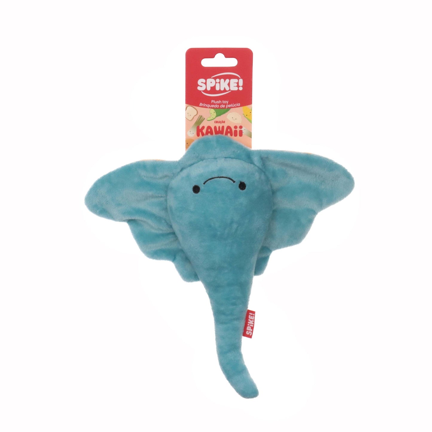 Spike Plush Manta Ray Dog Toy