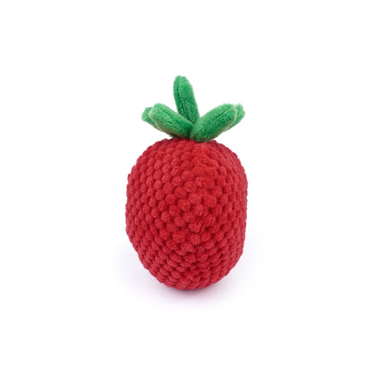 Spike Kawaii Plush Strawberry Dog Toy